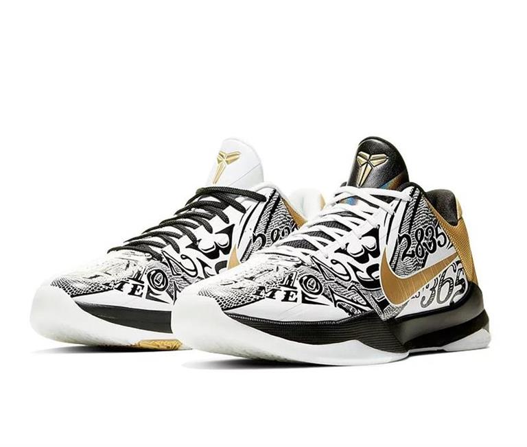 Nike Kobe 5 Protro '' Big Stage '' 男子籃球鞋黑白金- NIKE官方台灣